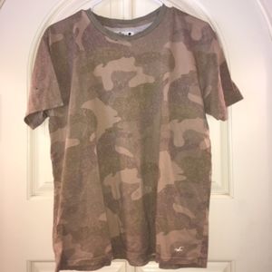 Distressed Camo Tee Shirt